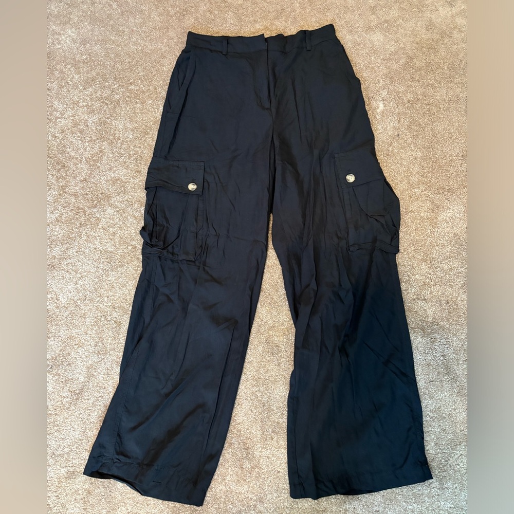 Black Cargo Pants Parisian Apparis